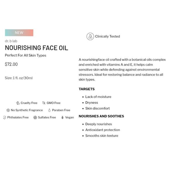 DR. BRANDT Dr. B Lab Nourishing Face Oil - Picture 5 of 6